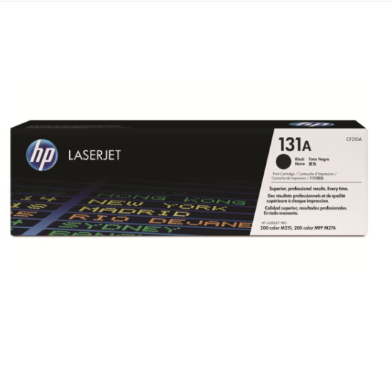 惠普（HP)CF210 黑彩硒鼓 131A套装(含1支黑色+3支彩色 适用LaserJet M251n/M276fn/M276fnw)
